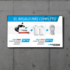 Diseño gráfico digital Karting A Coruña