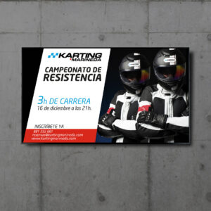 Diseño gráfico digital Karting A Coruña