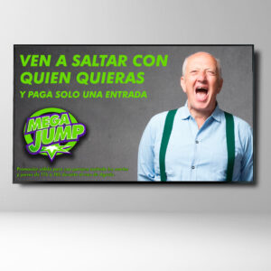 Diseño gráfico de campañas digitales Megajump