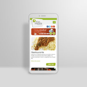 Diseño web responsive Fan Square