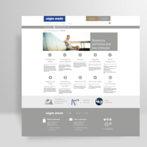Diseño web viajes corporativos