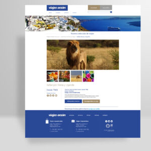 Diseño detalle de viaje vacacional