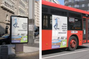 Publicidad exterior campaña Megajump