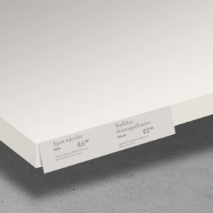 Señalética de producto en lineal